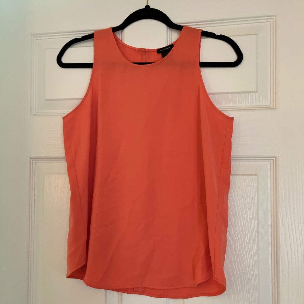 Ann Taylor Peach Small Blouse